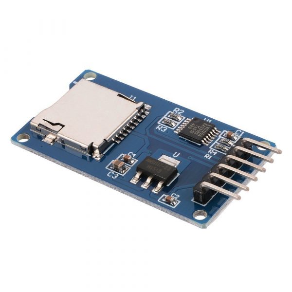 Micro SD 記憶卡讀寫模組 Micro SDHC 卡讀寫卡器 SPI介面 帶3.3/5V電位轉換