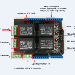 Relay Shield v3.0 4路繼電器擴展板：圖片 7