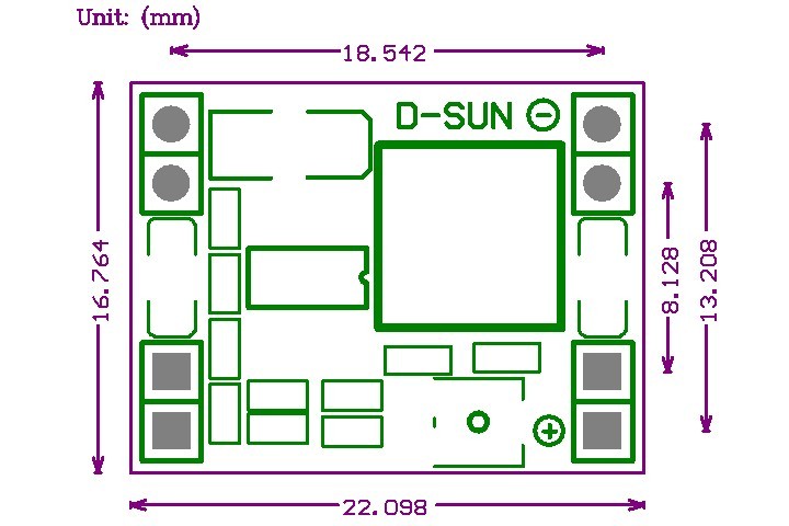 MP1584EN DC-DC 降壓電源模組