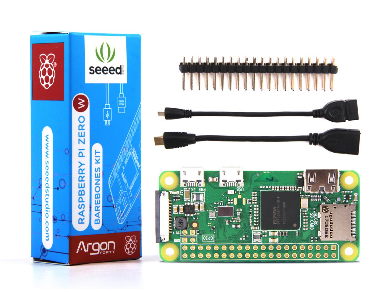 Raspberry Pi Zero W Barebones Kit 