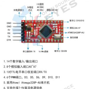 Arduino PRO MINI 5V/16MHz 副廠開發板 已焊接針腳：圖片 5
