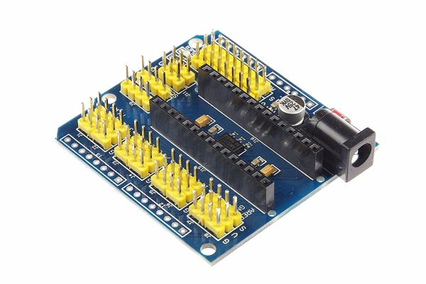 Arduino Nano Io 多功能擴展板支援外部電源方便接線uno R3 也適用 台灣智能感測科技