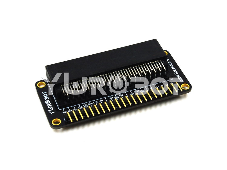 Micro:bit Breakout 轉接擴展板模組 將 21個 GPIO 腳位透過杜邦線連接到您的麵包板
