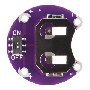 CR2032 鈕扣電池座含開關 - 20毫米 支援 LilyPad 銜接 Sparkfun 進口：圖片 3