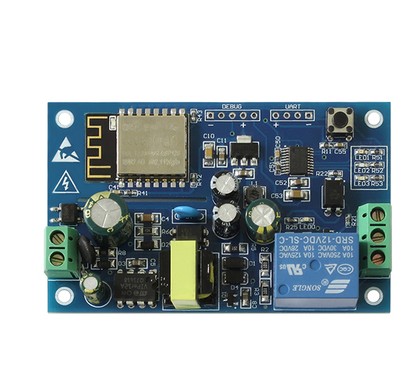 WIFI 繼電器模組 WIFI智能開關 ESP8266 繼電器智慧家居開關 110-220V