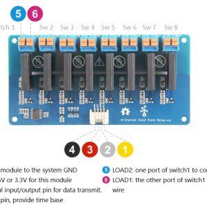 Grove 8 路 SSR 固態繼電器模組 I2C 控制 Grove 8 Channel Solid State Relay：圖片 6