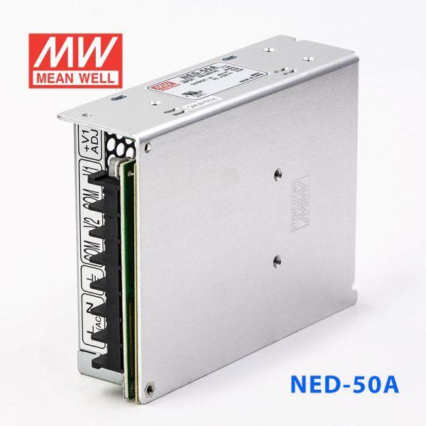 明緯 50W DC直流雙電壓輸出開關電源