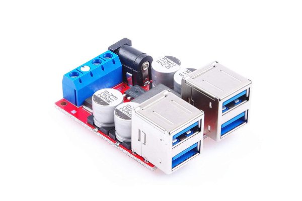 DC 電源降壓模組 8-35V 降壓 5V 8A 4路USB 輸出