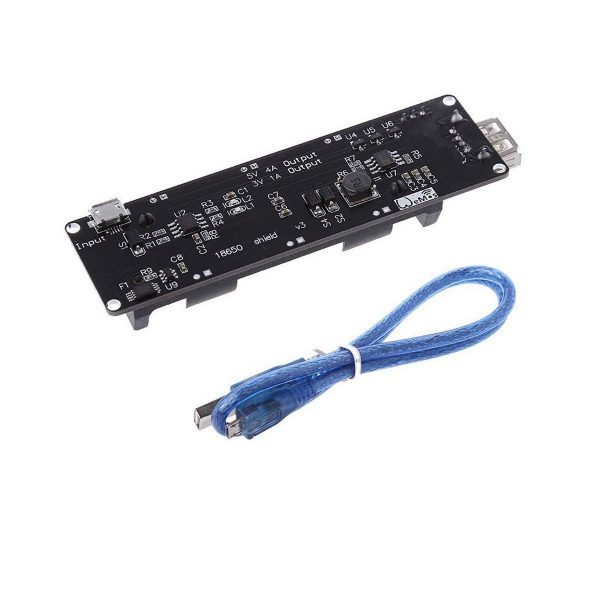 5V 開發板專用外接電源擴展模組 18650 電池座含充電保護 含5v