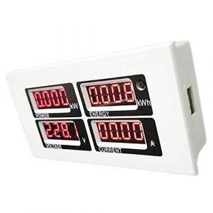 AC交流電專用,多功能數顯電力監測儀 顯示電壓,電流,功耗,功率因數 含開合式CT感測模組：圖片 3