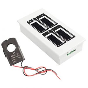 AC交流電專用,多功能數顯電力監測儀 顯示電壓,電流,功耗,功率因數 含開合式CT感測模組：圖片 5