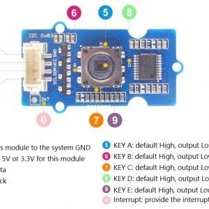 Grove 5-Way Switch 5向開關模組 I2C 通訊：圖片 6