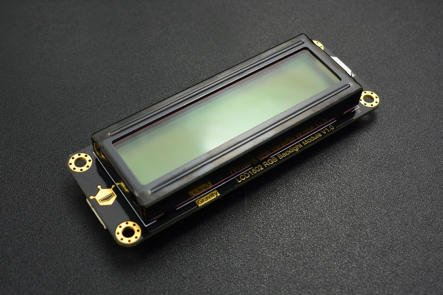 Gravity: I2C LCD1602 RGB彩色背光液晶屏 DFRobot 原裝進口