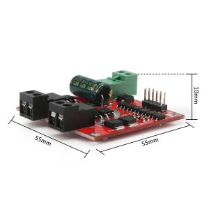 H橋L298邏輯 雙路電機驅動模組 12/24V/7A 160W 雙路直流電機驅動板 光耦隔離 欠壓過流保護：圖片 6