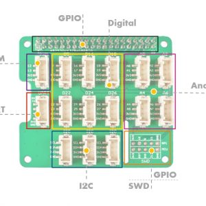 Grove Base Hat for Raspberry Pi 樹莓派 Grove Base 擴展板：圖片 5
