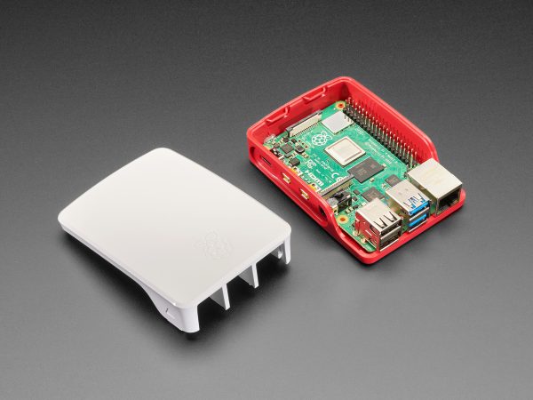 Raspberry Pi Foundation Raspberry Pi 4保護套-紅白色 | 樹莓派官方原廠紅白草莓外殼