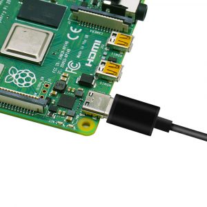 樹莓派 4B 電源線5V3A 電源開關線 USB Type-c 接口帶開關電源線 1 米長度：圖片 4