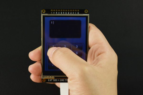 Arduino 2.8吋 IPS 320x240 彩色電阻觸摸顯示模組 支援 UNO、Leonardo、ESP32、ESP8266、FireBeetle M0