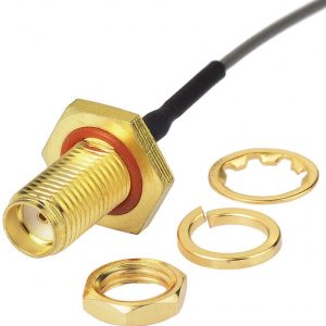I-PEX 轉 SMA母頭 外接天線無線天線 30CM：圖片 3