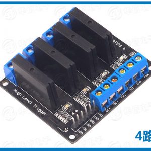 1路 3-24V 固態繼電器模組 SSR 固態繼電器 2A附載 帶保險絲 直流控直流 高電平觸發：圖片 3