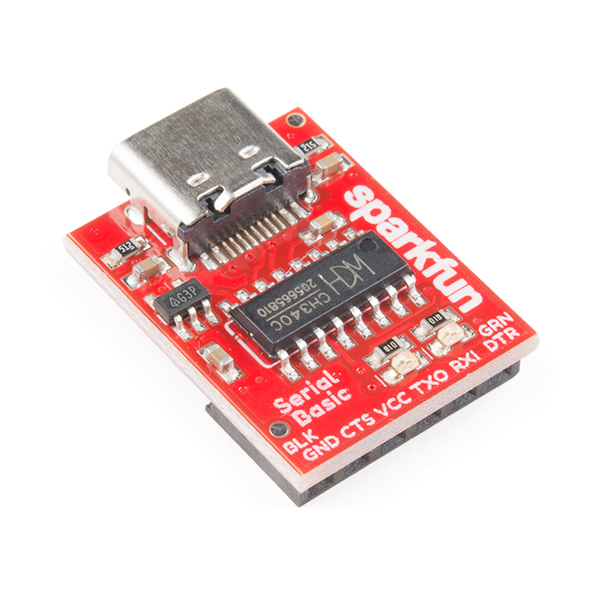 SparkFun Serial Basic Breakout - CH340C and USB-C 串口工具模組 USB 轉 TTL