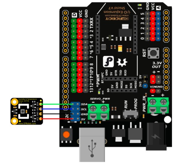 Fermion：SHT40 humidity & temperature sensor