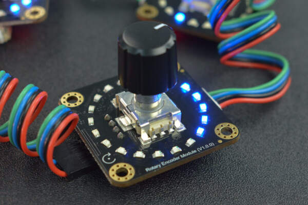 Gravity: 360度旋轉編碼器開關 I2C / IIC 通訊控制