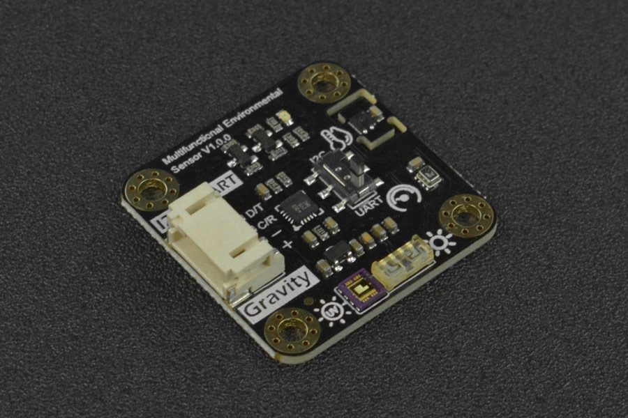 Gravity: High Accuracy Temperature, Humidity, Pressure, Ambient Light and UV Sensor - I2C/UART