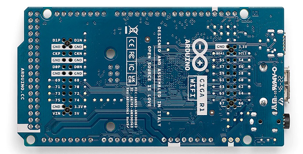 Arduino GIGA R1 WiFi 板概述