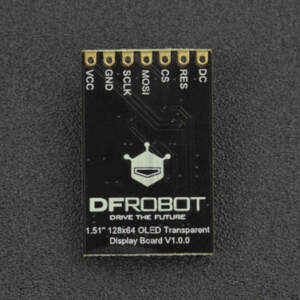 透明 OLED 螢幕模組 1.51” OLED Transparent Display with Converter (Breakout)：圖片 3