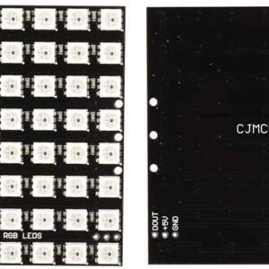 64位元 8x8 64 位元矩陣 WS2812 5050 RGB LED 全彩驅動彩燈方形 開發板：圖片 2