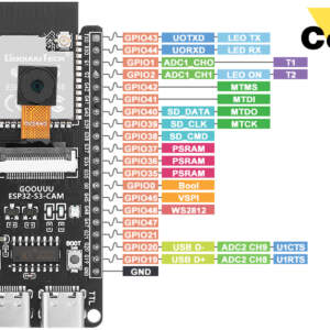 ESP32-S3 CAM 開發板 ESP32-S3-WROOM N16R8 ,附 OV2640 相機模組 送 USB 線：圖片 6