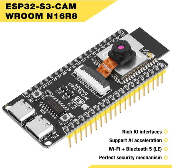 ESP32-S3 CAM 開發板 ESP32-S3-WROOM N16R8